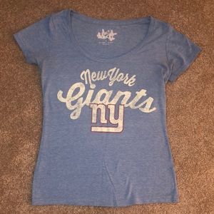 🏈🏈 NY New York 💙❤️🤍 giants football t-shirt NFL BLUE